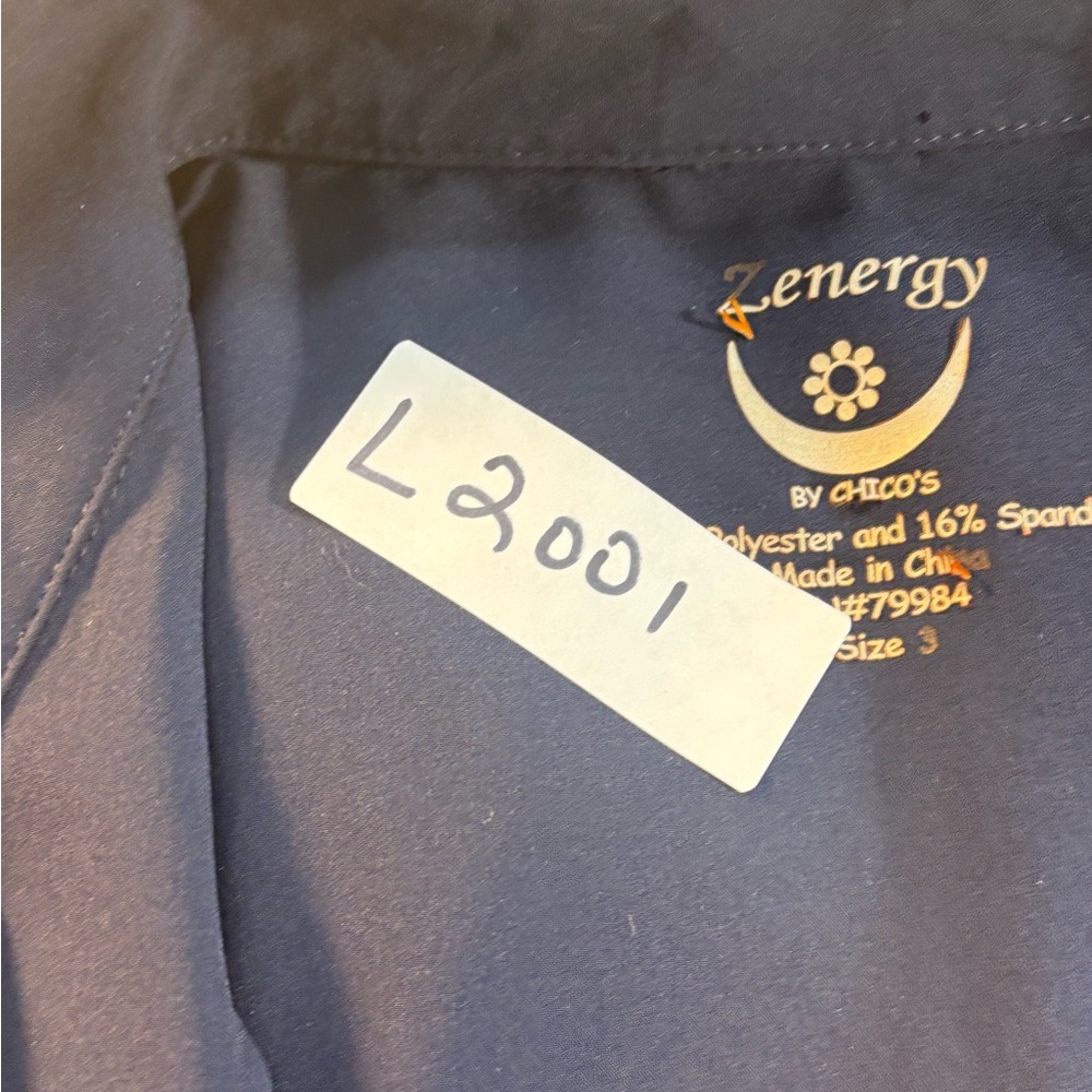Chico's Zenergy Navy Vest - Picture 8 of 8